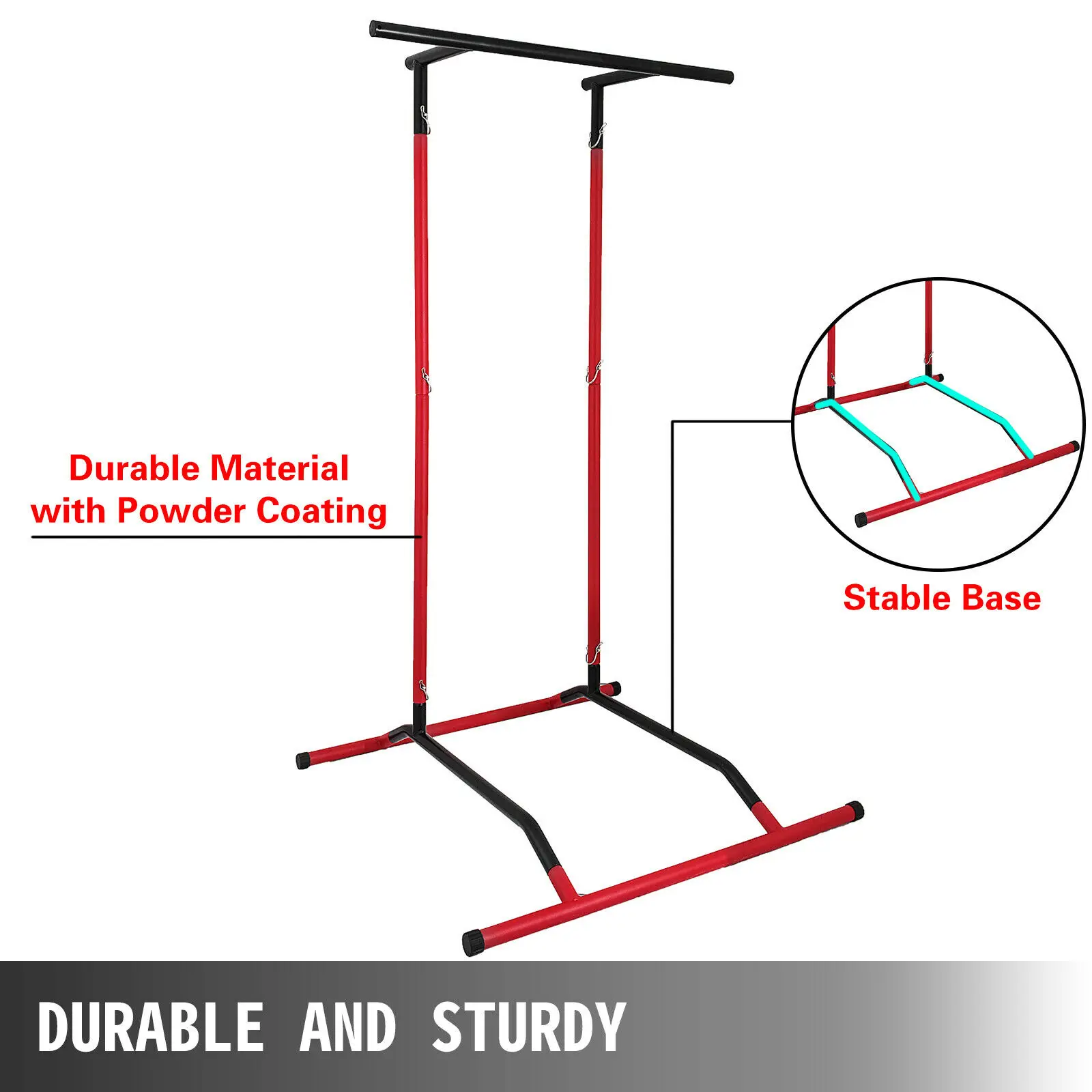 US $147.60 Moracle 100kg Pull Up Bar Pull Up Pull Up Multifunctional Home Power Station 200cm Exercise Tower Portable Pull Up Bar