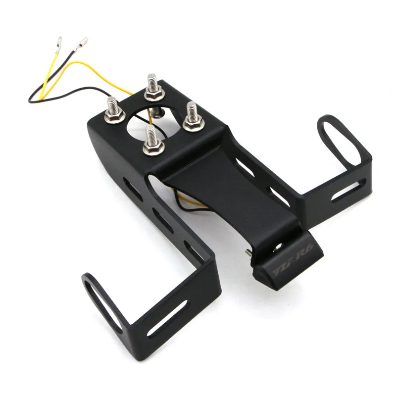 ЗАДНИЙ ХВОСТ Tidy Fender Eliminator Kit номерной знак держатель Кронштейн черный мотоцикл R6 Алюминий для Yamaha YZF-R6 R6