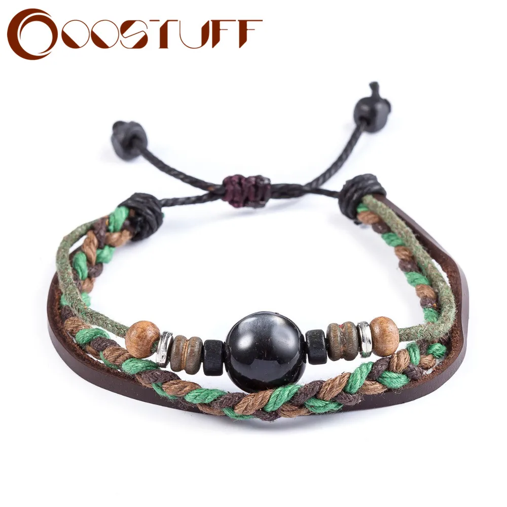 2022 Braided Leather Bracelets for Women Men Jewelry trending products