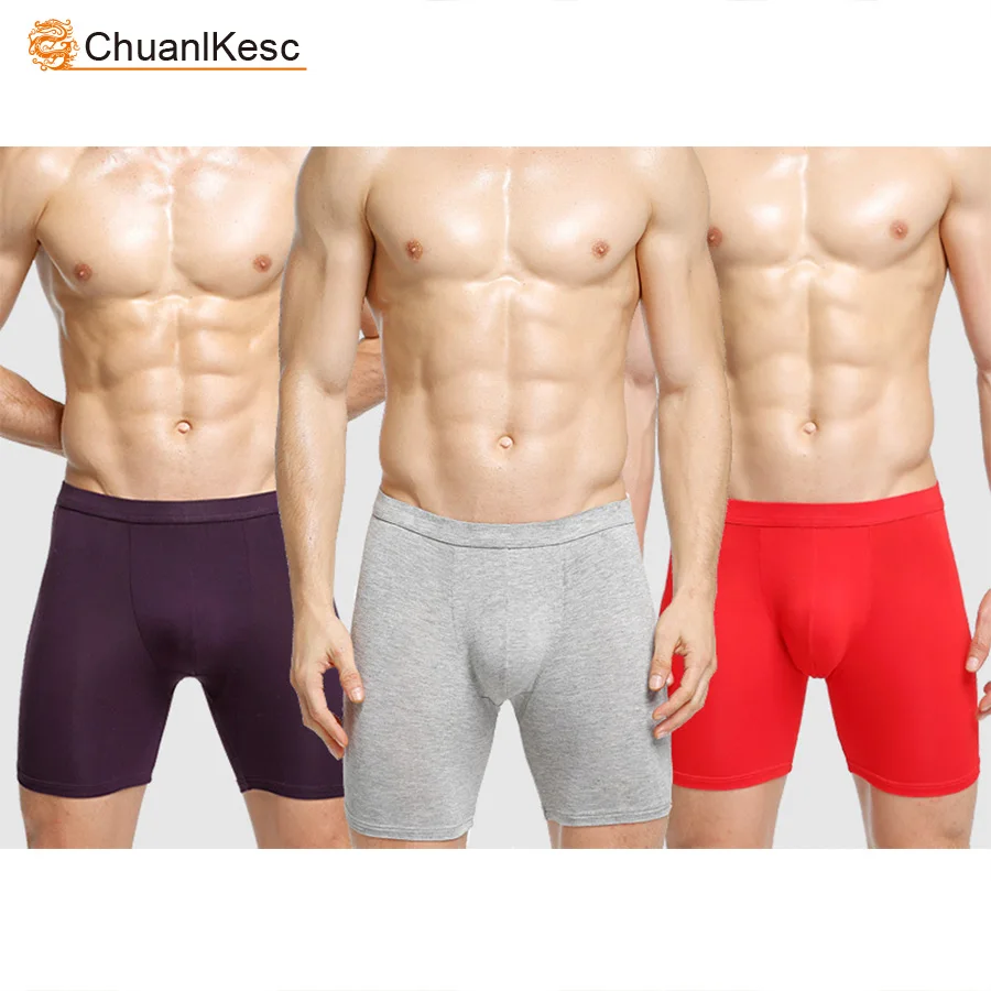 בוקסר ספורט, גזרה ארוכה צבע אפור. – תמונה 2