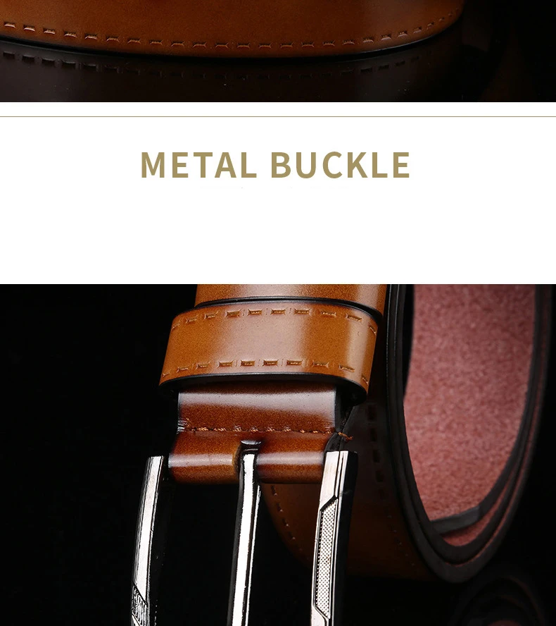 mens red belt Men's new leisure super fiber retro fashion needle buckle pants belt fish belt