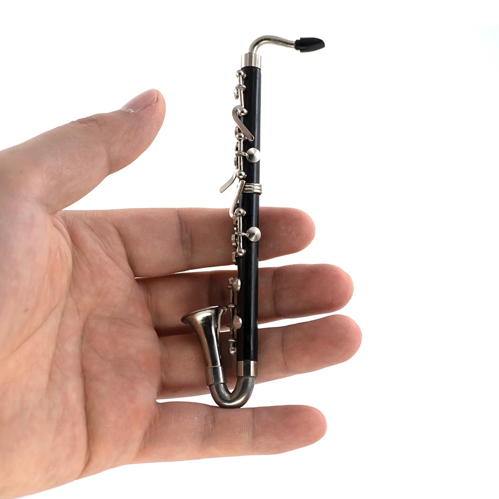 Miniatur Bass Klarinette Mini Musikinstrument Dekoration