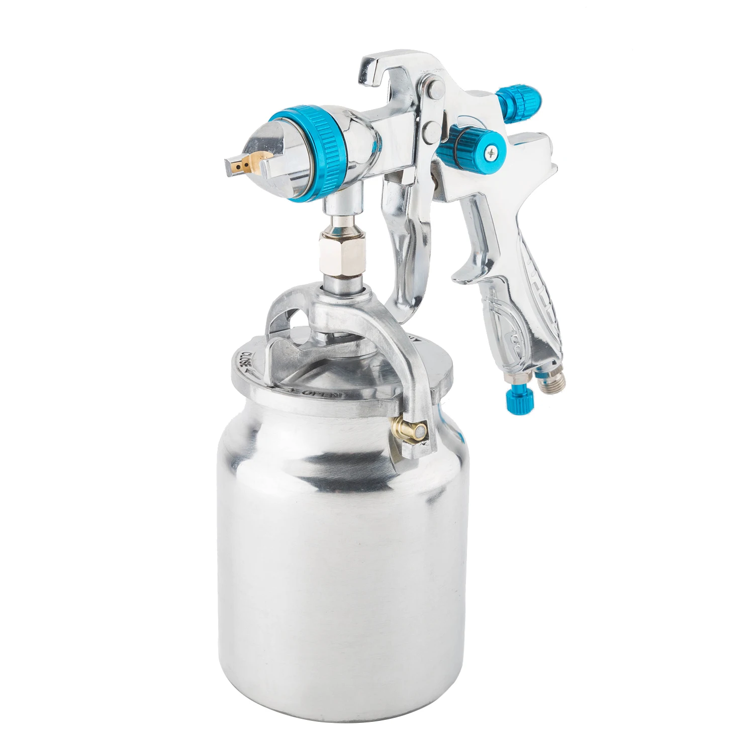 Professional Manual Air Spray Gun 1000mL Lacquer Airbrush Compressor 1.7mm Atomization Furniture Coating Car Paint Sprayer