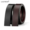 LAUWOO Brand Belt 100% Pure Cowhide Belt Strap No Buckle Genuine Leather Belts Automatic Buckle Belt For Men High Quality ► Photo 1/6