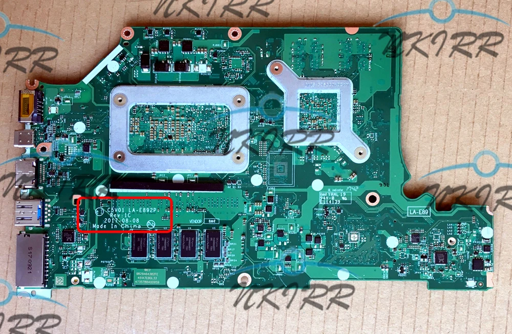  C5V01 LA-E892P NBQT011002 NB.QT011.002 I7-8550U MX150 2GB motherboard for Acer Nitro A515-51G AN515