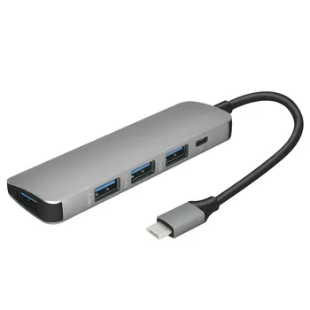 

Type-c to USB3.0 HUB converter for macbook hub type-c hub docking station To HDMI HUB Adapter for Portable TF Card Reader