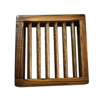 

Wooden Natural Bamboo Soap Dishes Tray Holder Storage Soap Rack Plate Box Container Bathroom Japanese Style Soap Soap Box