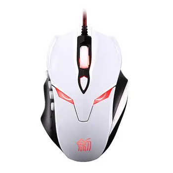 

JS-L1 LED USB Wired Optical Game Mouse Adjustable 3200 DPI Laptop 8 Buttons
