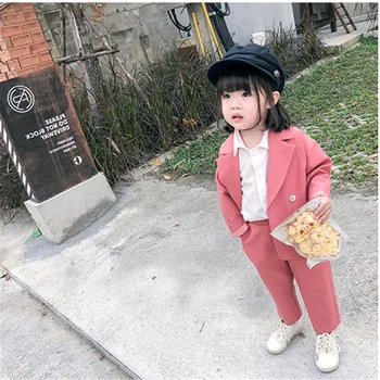 

2020 autumn children long sleeve clothes set for girls 2pieces tracksuit jacket +pants 2pecs kids clothing sets outfits