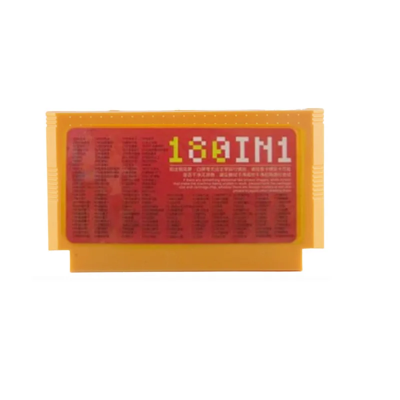 180 in 1 500 в 1 игровой картридж видео игры карты памяти 180 400 в 1 8 бит 60 s консоль для Nintend игра в кости классические FC игровые карты 8in1 - Цвет: 180 in 1