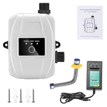 Dc 24v bomba de impulso pressão água 100w 25m alta elevador bombas de água casa cozinha chuveiro água aquecida diafragma bombas ue eua plug