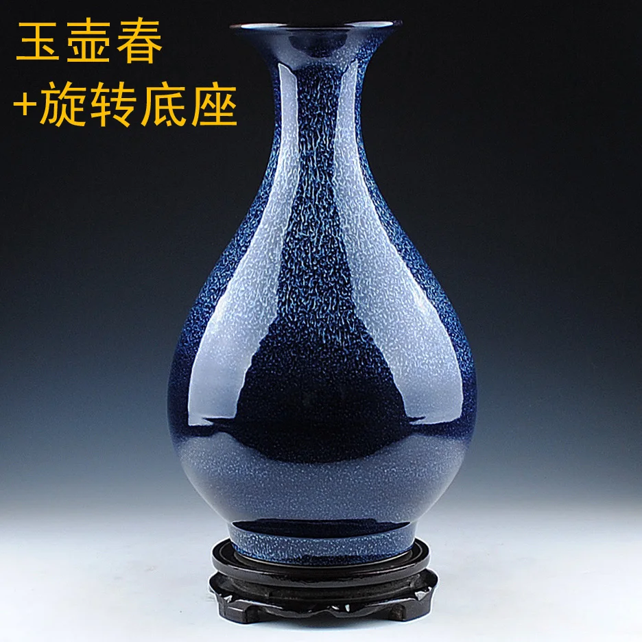 HX-L05485-09 Цзиндэчжэнь керамика креативная фарфоровая бутылка лучший антиквариат китайский стиль домашняя ваза украшения традиционное ремесло 14 - Цвет: HX-L05485-09