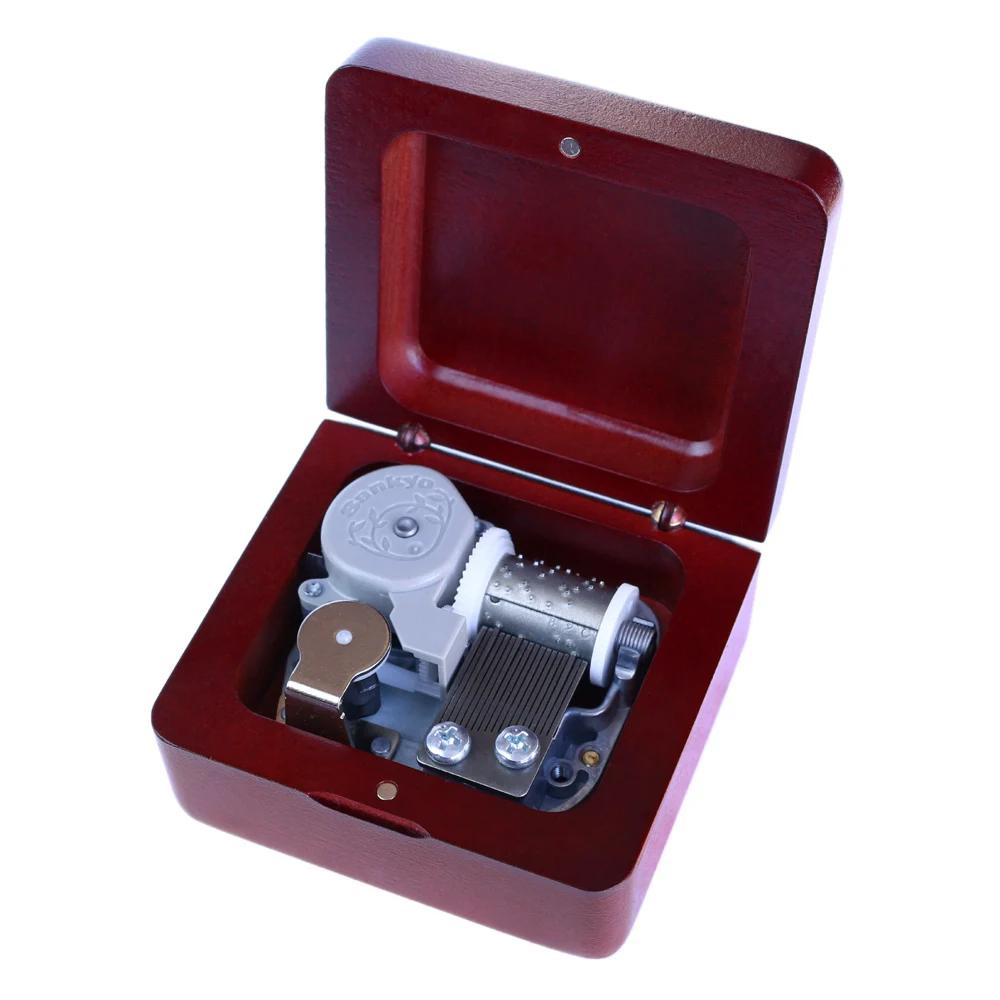 Handmade Wooden FLY Me To The Moon Music Box Birthday Gift For Christmas Valentine's Day Special Collectib For Lovers, Childrens
