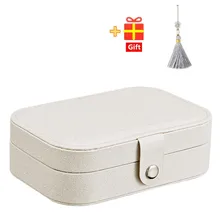 Коробка свежий и простой макияж органайзеры коробка для хранения ювелирных изделий для женщин Путешествия Ожерелье Серьги Кольца Дисплей ювелирных изделий#30