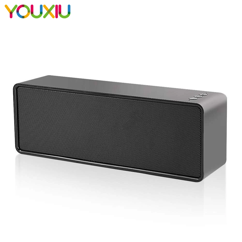 

Wireless Bluetooth V5.0 Speaker Clear Stereo Sound Rich Bass soundbar FM Radio Handsfree TF Card USB MP3 Player for Phone