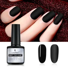 Ladymisty 8ml secagem rápida matte superior casaco gel uv led gel superior primer unha polonês arte embeber fora gel laca longa duração(China)