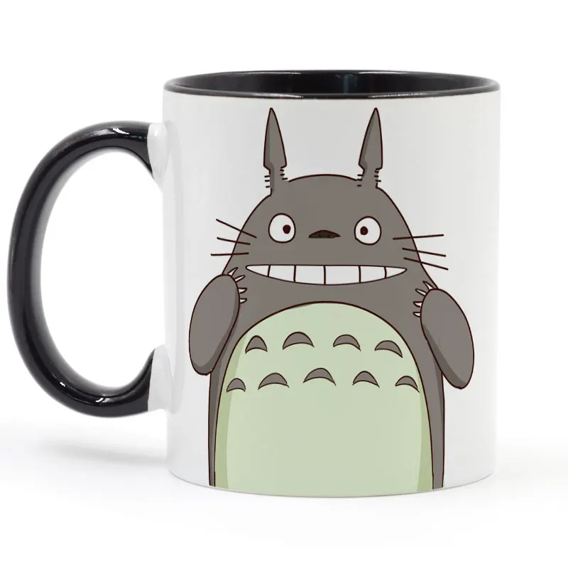 

Cute Totoro Coffee Mug 11oz Ceramic Milk Cup Creative DIY Mug Friends Birthday Gift