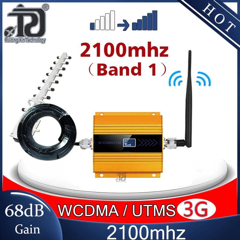 Усилитель сотовой связи 3G (LTE Band 1) 2100 МГц усилитель мобильного сигнала UMTS HSPA WCDMA 3g