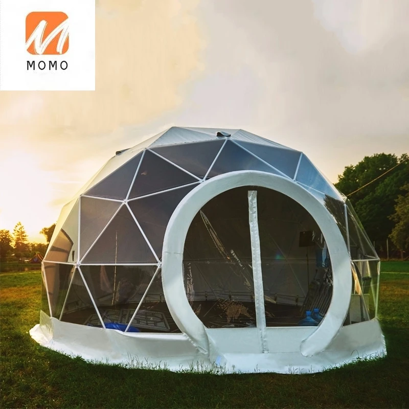 Maison de jardin en forme de dôme gonflable à bulles en PVC entièrement  transparent, coupe-vent, imperméable, tente de jardin, maison dôme pour
