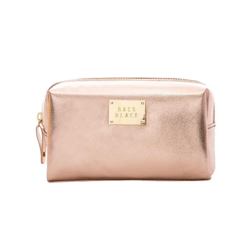 Rose gold Женская косметичка, дорожная косметичка, модная женская косметичка, органайзер, чехол, клатч, сумка для стирки - Цвет: Rose gold