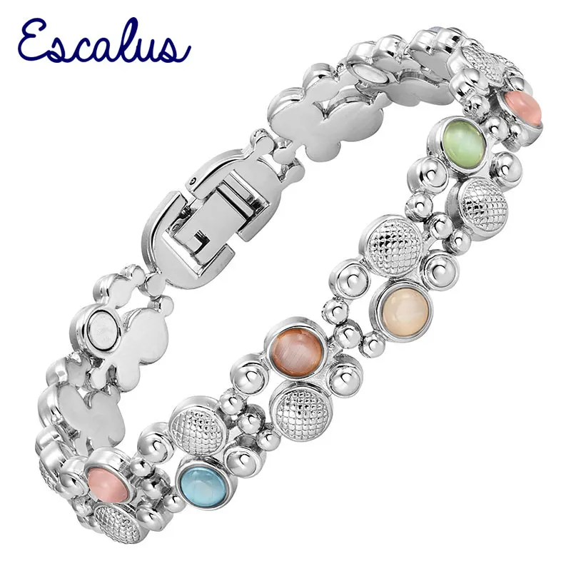 Cat Eye Stone Jewelry Bracelets Cat Eye Stone Bracelet Silver Women