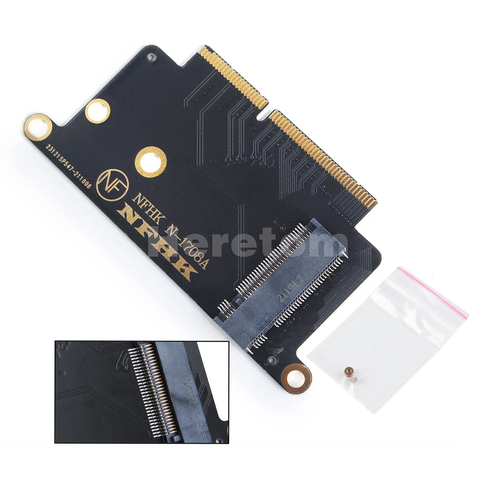 A1708 Nvme Adapter For Macbook Nvme Pci Express Pcie To M.2 Ssd Adapter