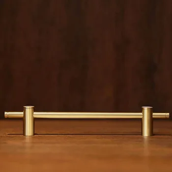 

Deluxe brass handles Kitchen cabinets pulls Wardrobe door long handle Furniture gold doorknob Bathroom hardware accessories