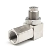 Mini Catalytic Converter 90 Degree CEL Check Engine Light O2 Oxygen Sensor Spacer Adapter Universal 1