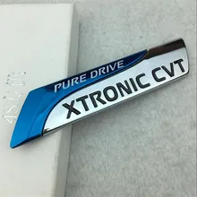 2X11,5*2,5 см металлический XTRONIC CVT автомобильный лопасть эмблема задний багажник значок боковые логотипы хвост наклейка Qashqai X-Trail Juke Teana Tiida