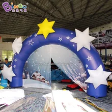 Бинго®5*3 м высокая воздушная дутая Звездная Арка со встроенным воздуходувкой надувной вход для детской игрушки