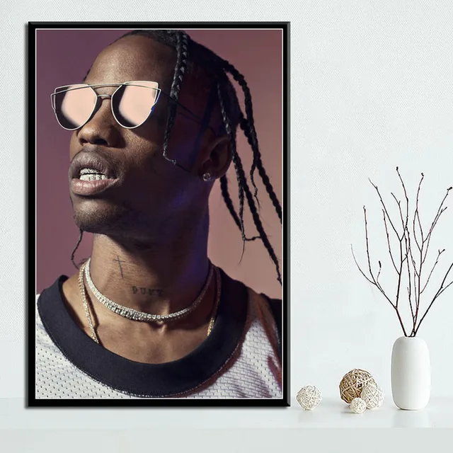 Travis Scott Pictures and Paintings Printed on Canvas 2