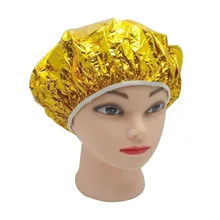 Flexible shower cap portable shower One-off and Hair Salon cover quality cap large elastic groothandel/retail high