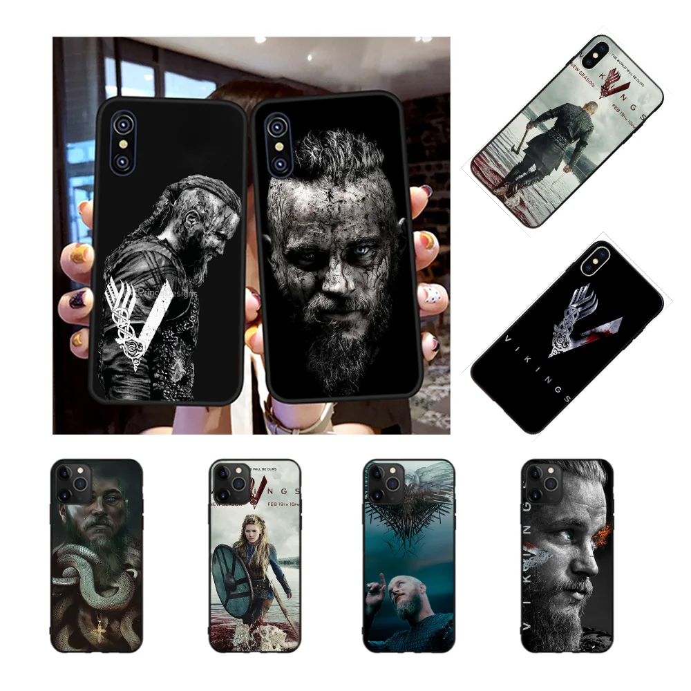 NBDRUICAI Viking Vegvisir Odin Nordic Black TPU Мягкий резиновый чехол для телефона iPhone 11 pro XS MAX 8 7 6 6S Plus