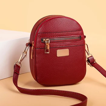 

Women 2020 Design Luxury Hand Bag Fashion Litchi Pattern Shoulder Bag PU Leather Crossbody Bags Small Phone Purse