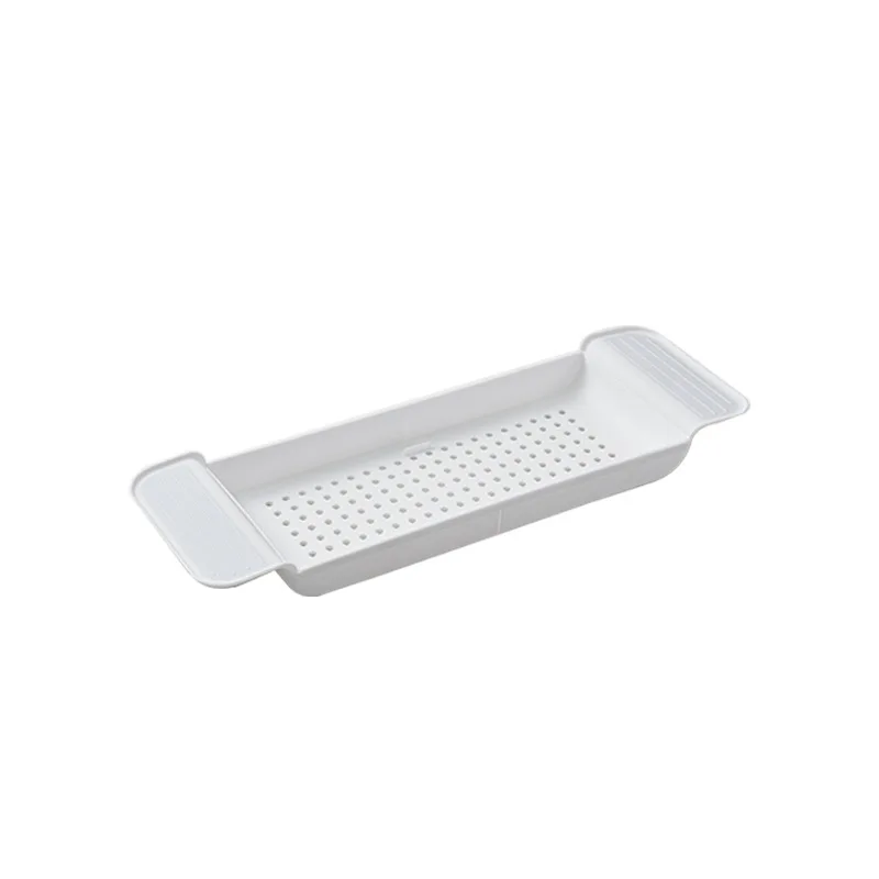 Bathtub Tray Storage Rack Shelf Tub Multi-Function Towel Storage Retractable Bath Shelf In The Bathroom Bathtub Accessories