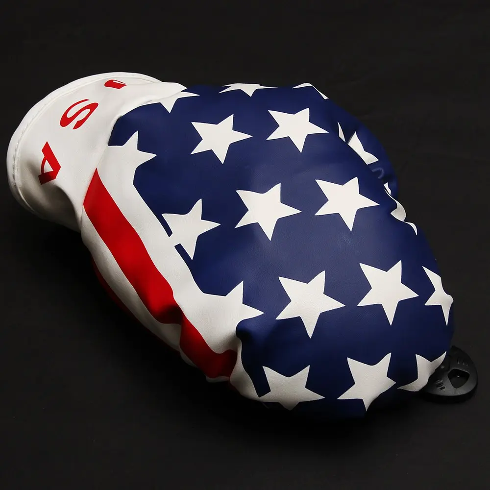 США Джек флаг Гольф бокс гоночная головка водителя Чехлы для гольфа водителя фарватера дерево