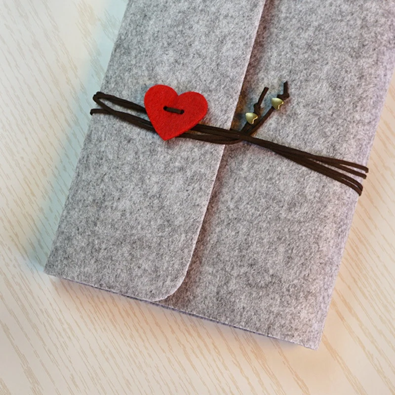 Felt Cover Handmade DIY Vintage Photo Album 30 Black Sheets Home Decoration Birthday Gift