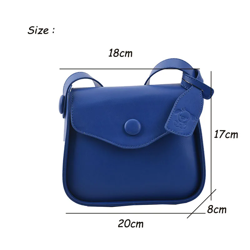 2022 Solid Color Thick Small PU Leather Crossbody Bags for Women Hit Summer Shoulder Bags  Ladies Handbags Luxury Designer Bag