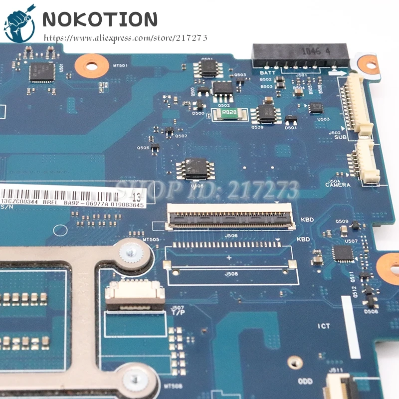 NOKOTION BREMEN-VE для samsung NP-R780 R780 Материнская плата ноутбука BA41-01351A BA41-01352A BA92-06977A 17 дюймов HD5000 DDR3 процессор