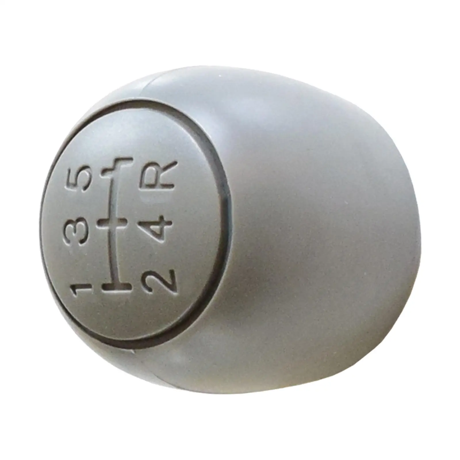 5 Speed Gear Shifts Knob Gray Quick Installation Plastic Vehicle Parts