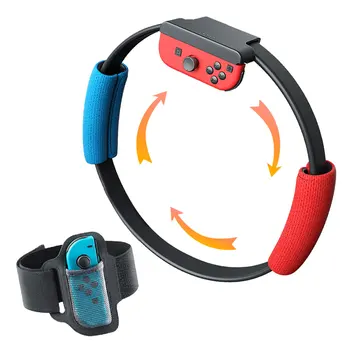 

Yoga Fitness Ring Nintend Switch Somatosensory Anti-Slip Grips Adjustable Leg Strap Set For Ring Fit Adventure Sport Game