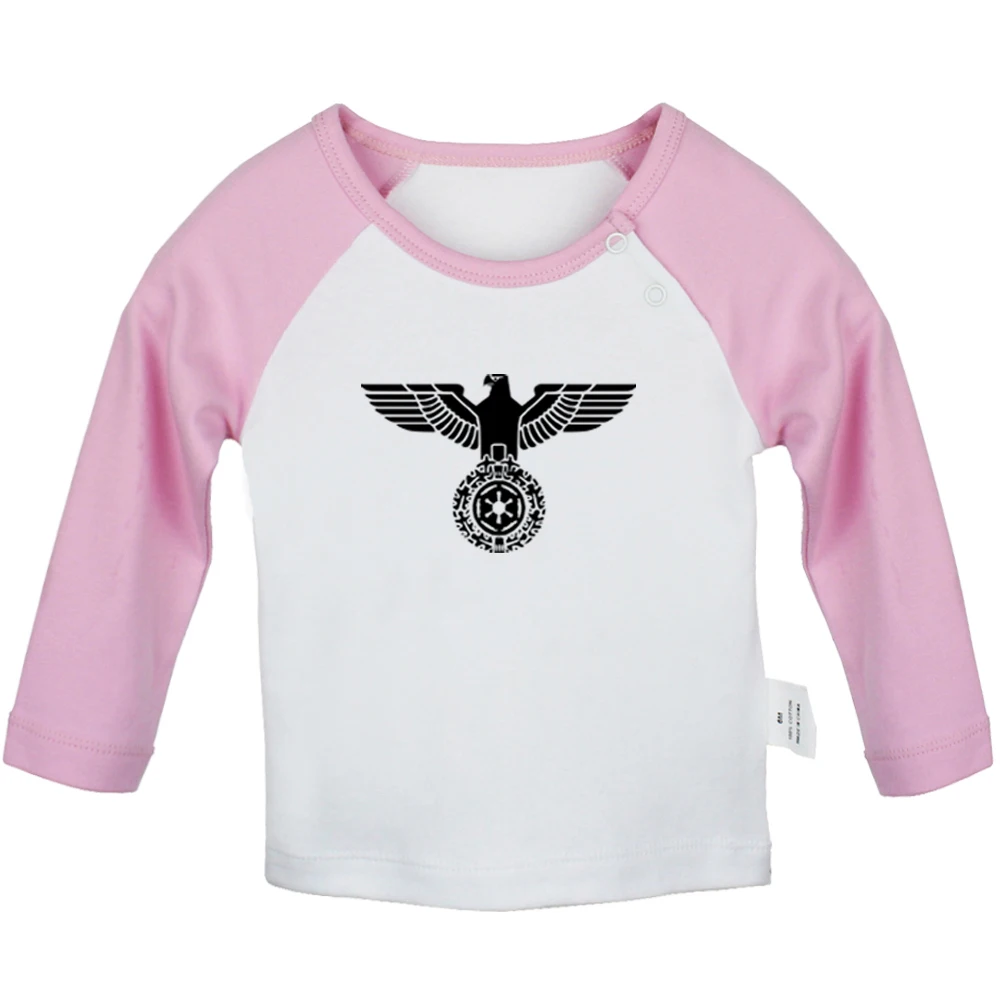 Waylon Jennings Flying weyland_corp. IMPERIAL EAGLE/футболки для новорожденных; цветные футболки с длинными рукавами с графическим принтом для малышей - Цвет: JbBabyYCP832C