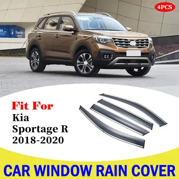 melhor Estilo Do Carro Tempo Escudo Toldos Viseiras Da Janela Do Carro Sol Chuva Escudo Capa Acessórios Apto Para Kia Sportage R 2018-2020
