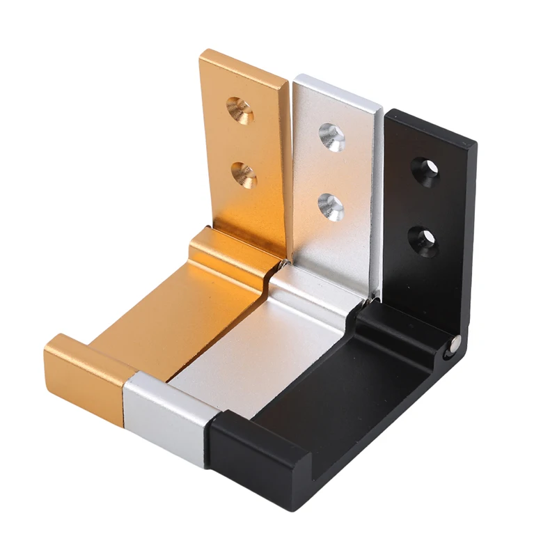 

Folding Hooks Wall Door Clothes Coat Hat Bags Hangers Aluminum Alloy Kitchen Bathroom Rustproof Towel Hooks Foldable Single Hook