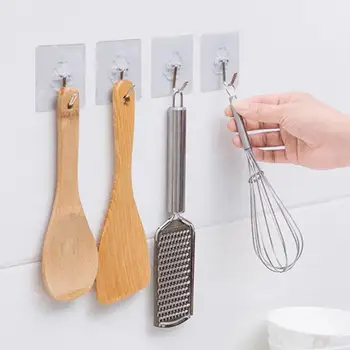 

20Pcs/Set Transparent Strong Self Adhesive Door Wall Hangers Hooks Suction Heavy Load Rack Cup Sucker for Kitchen Bathroom