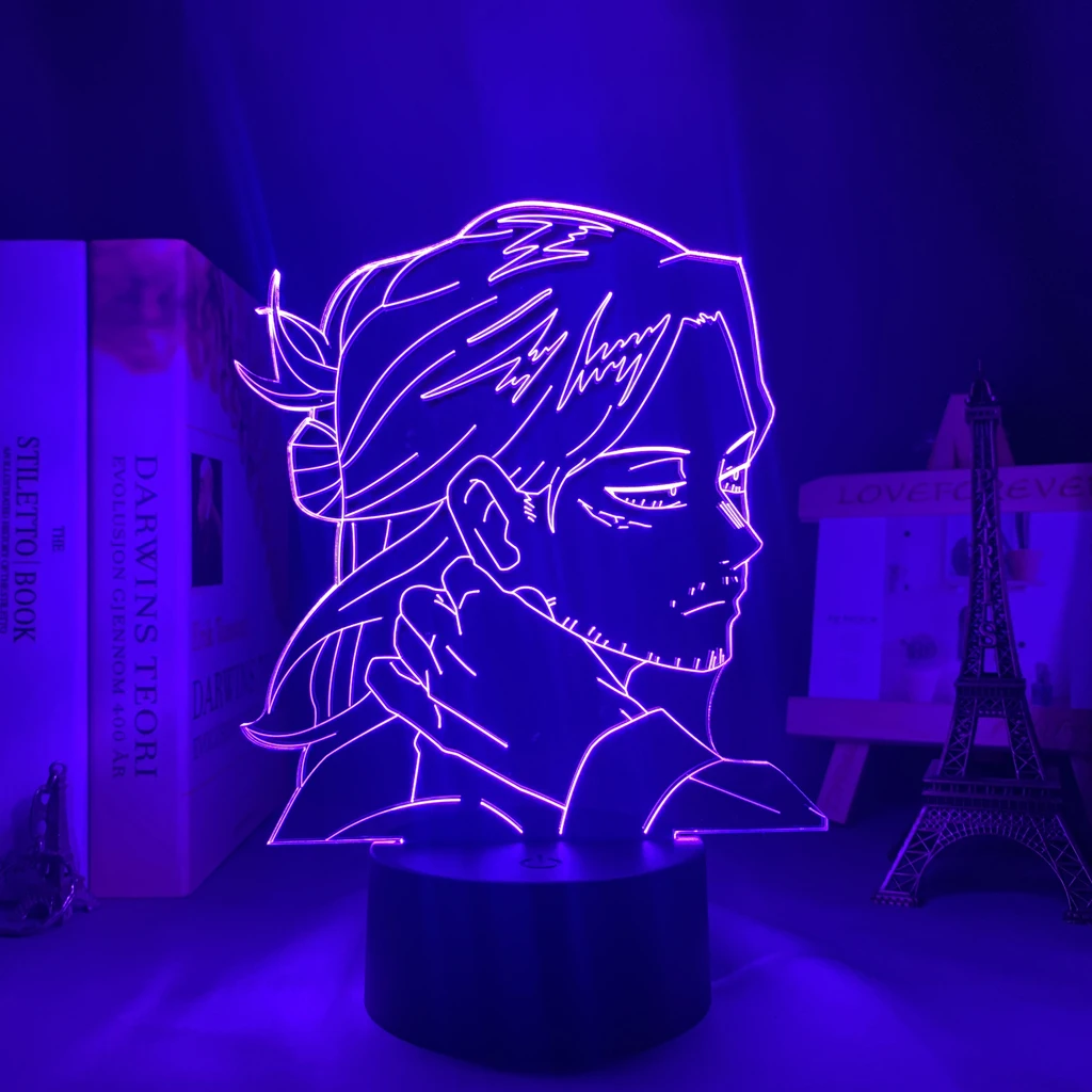 night lamp for bedroom wall Anime Led Light My Hero Academia Shota Aizawa for Bedroom Decorative Nightlight Birthday Gift Manga 3d Night Lamp Bedside Night Lights