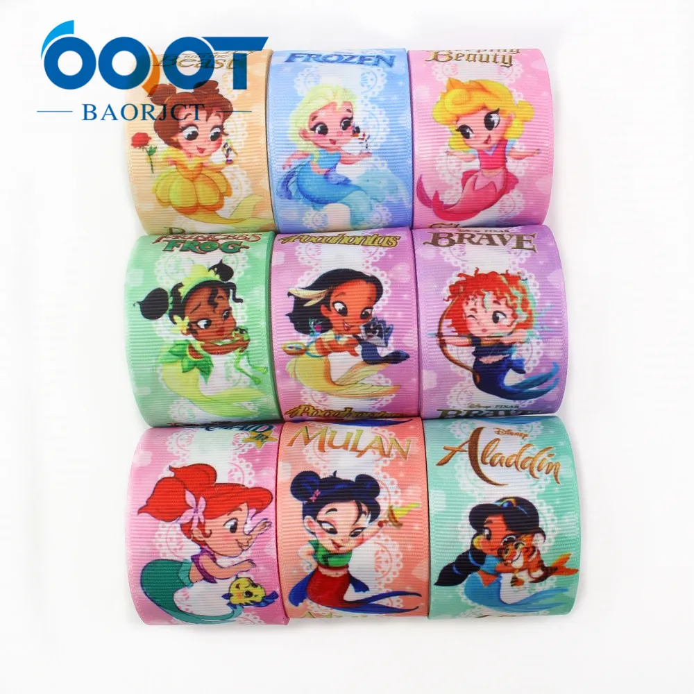 OOOT BAORJCT I-19809-1839 38 мм 10 ярдов мультфильм термотрансферные печатные корсажные ленты