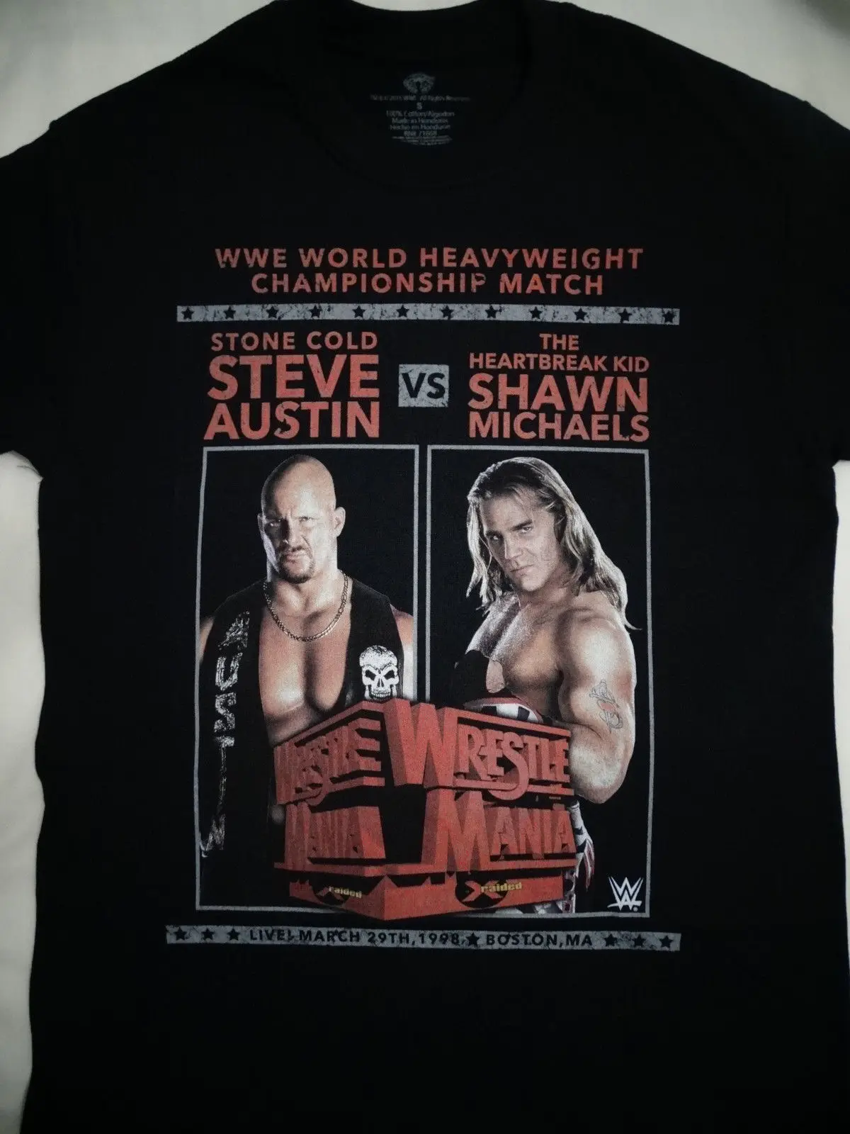 

HBK Vs Steve Austin Match Wrestlemania XIV Wrestling T-Shirt