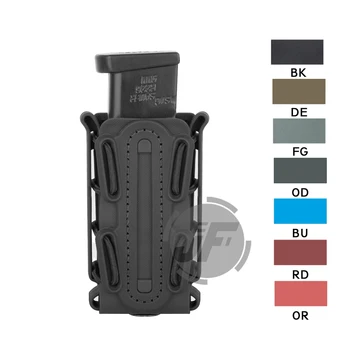 

Tactical Scorpion Soft Shell Magazine Pouch 9mm Single Stack & Double Stack 45 Caliber Pistol Magazine Carrier w/ Duty Belt LooP