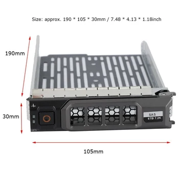 

3.5 Inch Hard Drive Shelf For DELL R410 R510 R710 R720 R730 SAS SATA Server High-speed USB2.0 Data Transfer Rate Up To 480 Mb/s